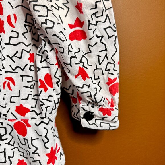 Vintage 1980s Petite Lanz Peplum Blouse – Size Small - Picture 3 of 6